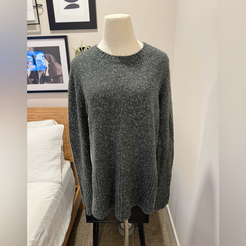 Velvet by Graham & Spencer Caroleena Sweater, Heathered Gray, MEDIUM